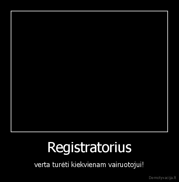 Registratorius