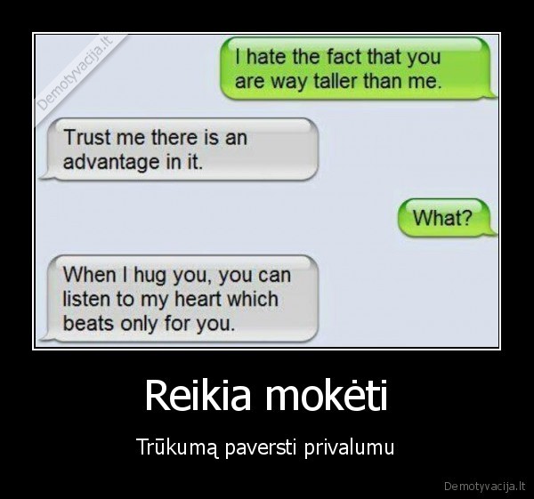 Reikia mokėti