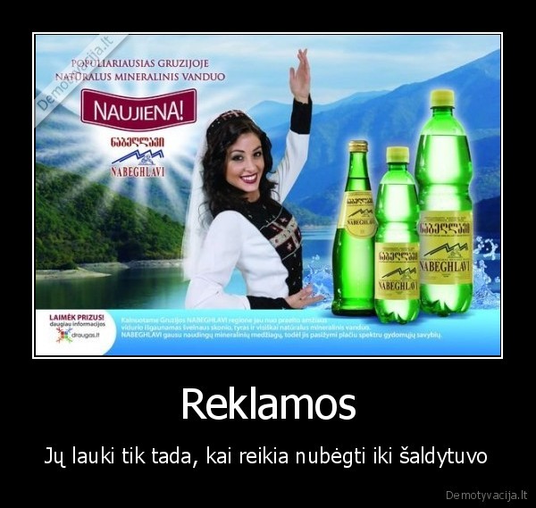reklama, saldytuvas