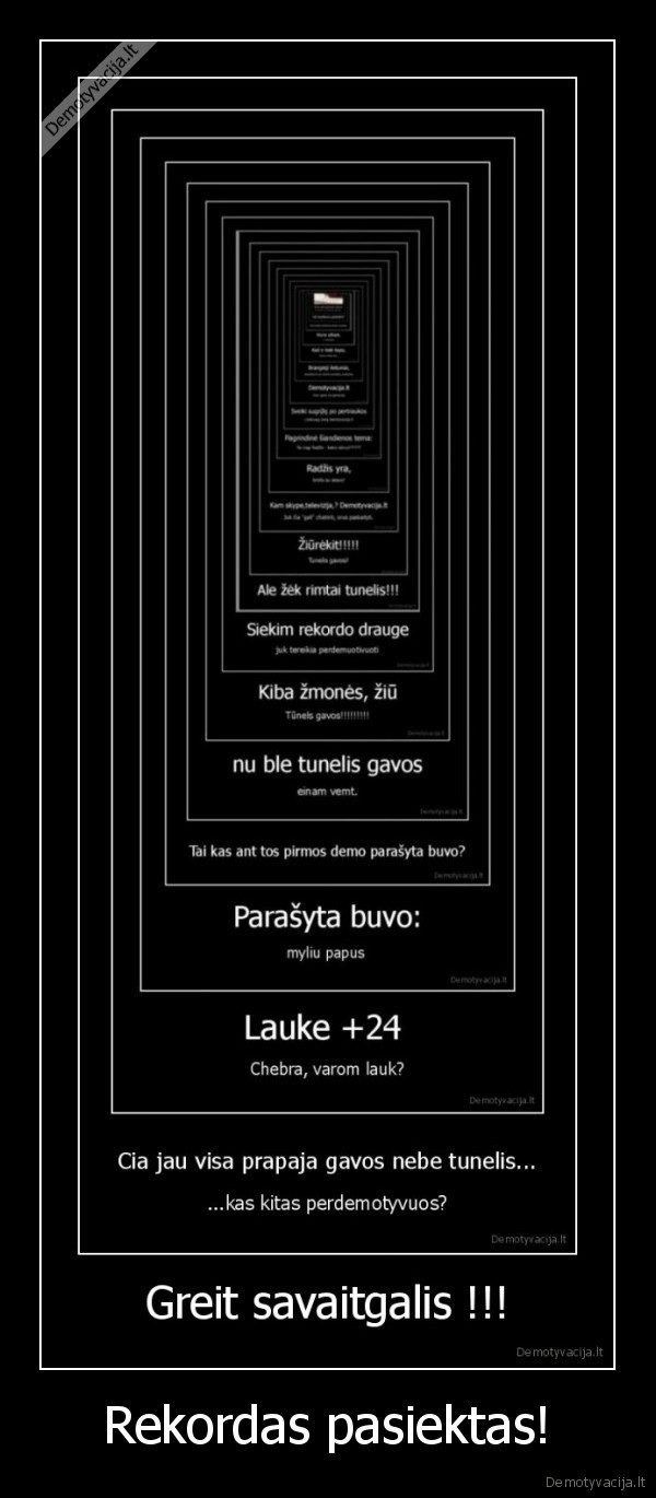 Rekordas pasiektas!