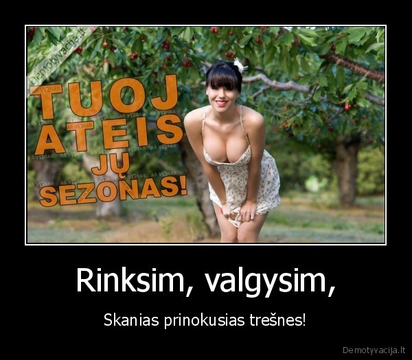 tresnes,uogos,papai,vasara