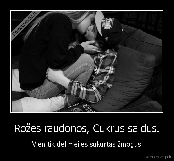 Rožės raudonos, Cukrus saldus.