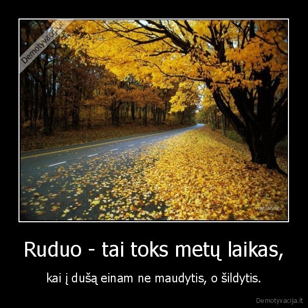 ruduo,noriu, vasaros