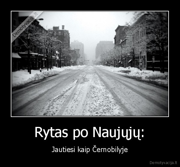 Rytas po Naujųjų: