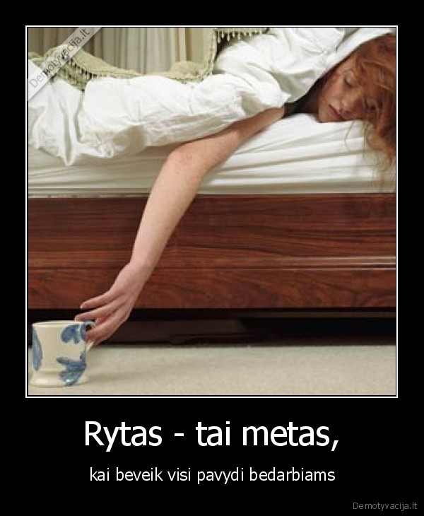 Rytas - tai metas,