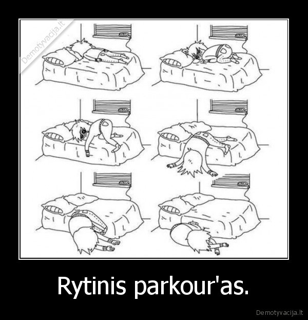 rytas,parkour,pozos