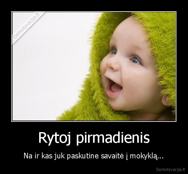 Rytoj pirmadienis