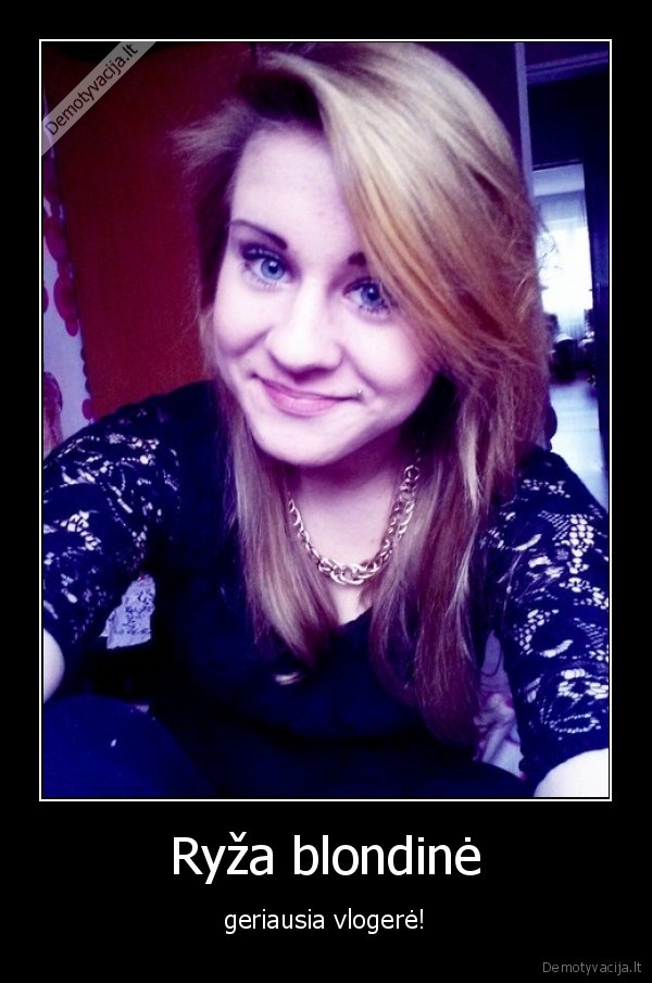 Ryža blondinė
