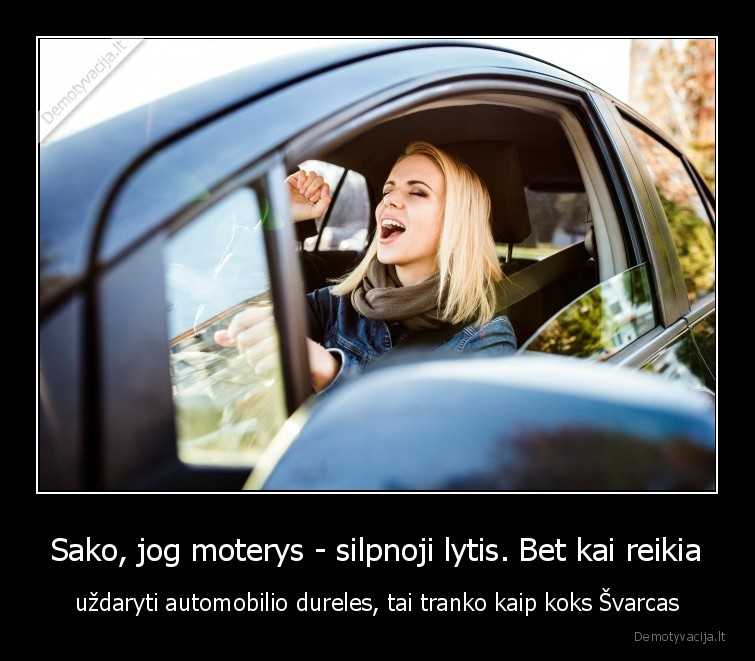 moterys,automobilis,dureles,svarcas