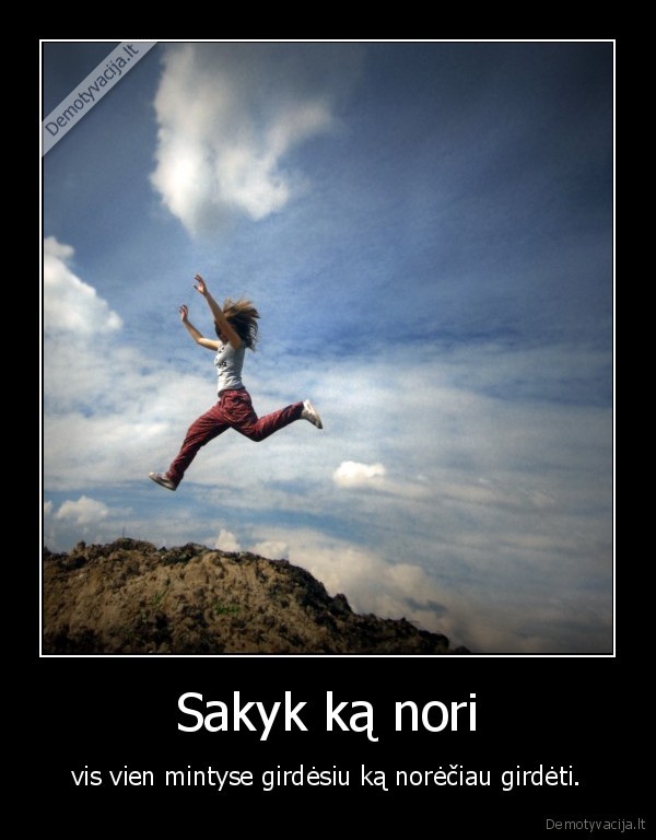 Sakyk ką nori