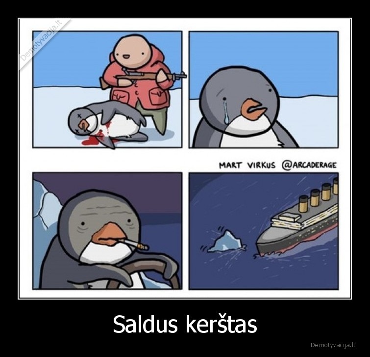 kerstas,saldus,pingvinas,titanikas