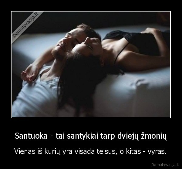 santyoka,vyras, ir, zmona,teisingumas