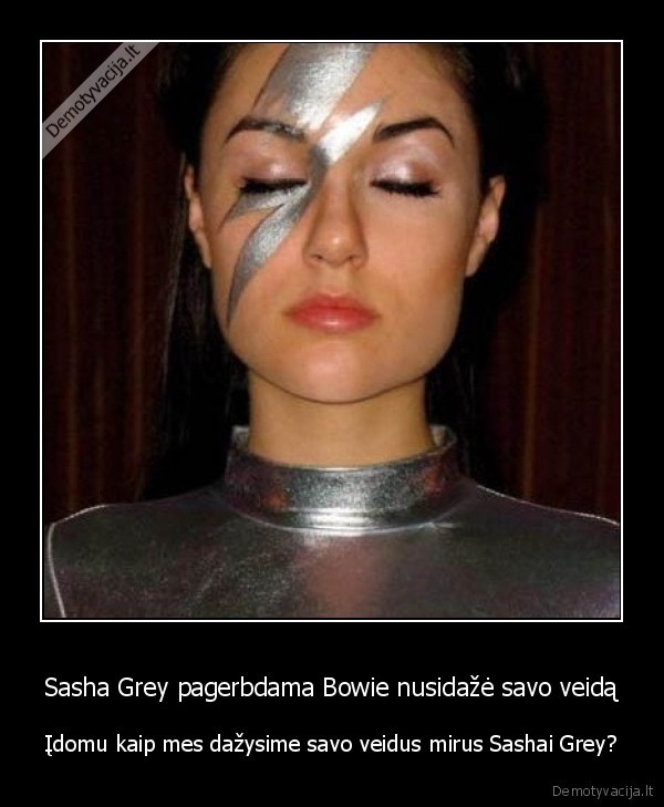 bowie, mirtis,bowie, mire,sasha, grey
