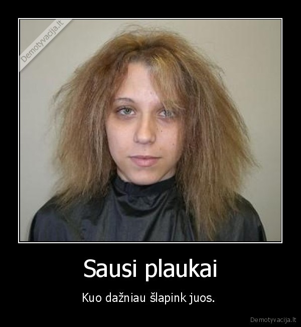 Sausi plaukai