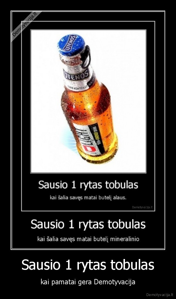 Sausio 1 rytas tobulas
