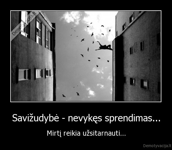 savizudybe,mirtis