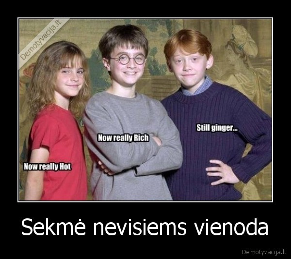 Sekmė nevisiems vienoda