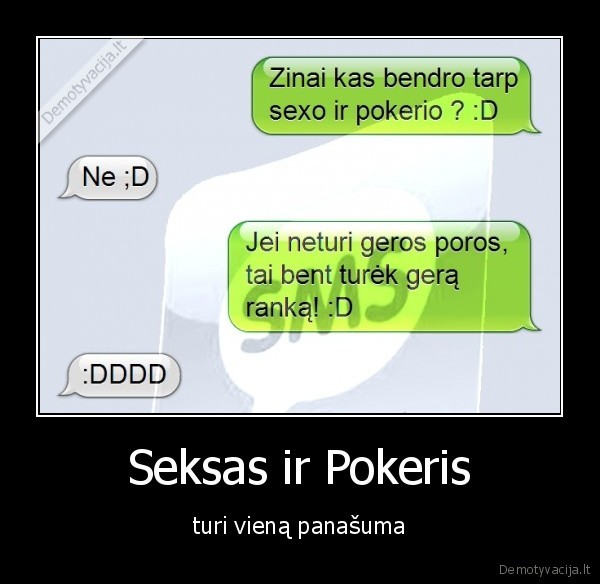 Seksas ir Pokeris