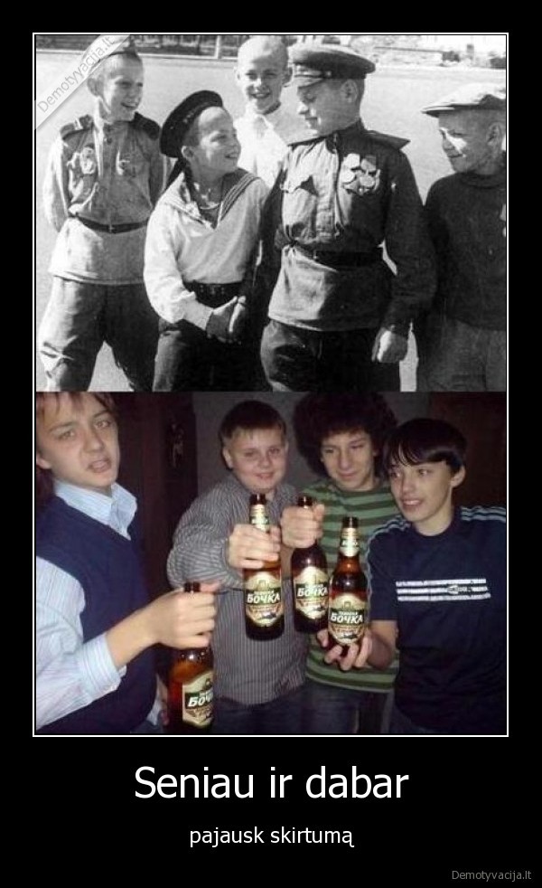 Seniau ir dabar