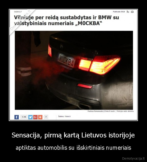 Sensacija, pirmą kartą Lietuvos istorijoje