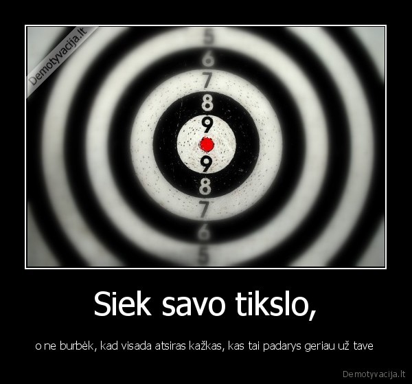 ryztas,tikslas