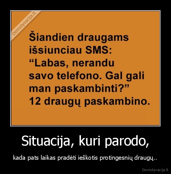 Situacija, kuri parodo,