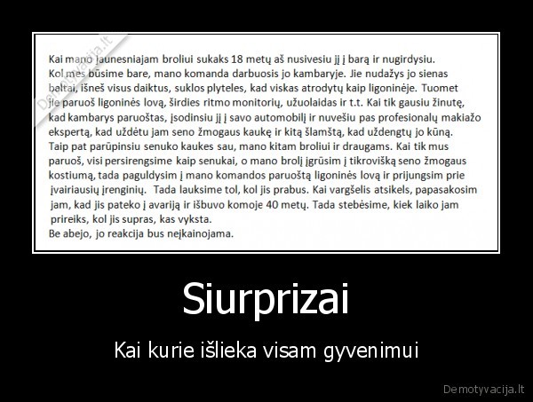 Siurprizai