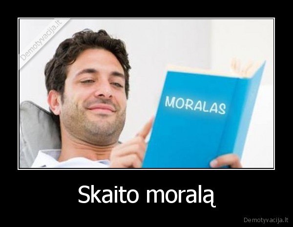 moralas,skaito, knyga