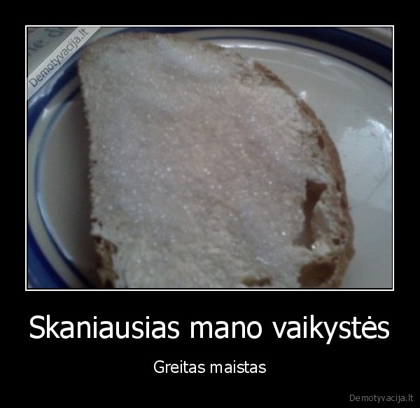 batonas, su, cukrumi,vaikystes, maistas