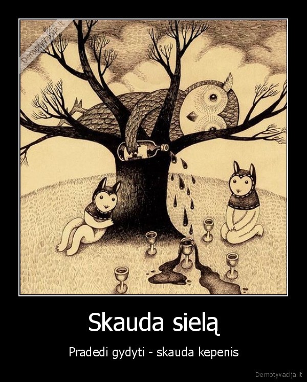 Skauda sielą