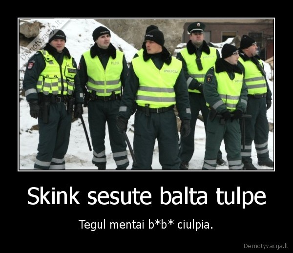 Skink sesute balta tulpe