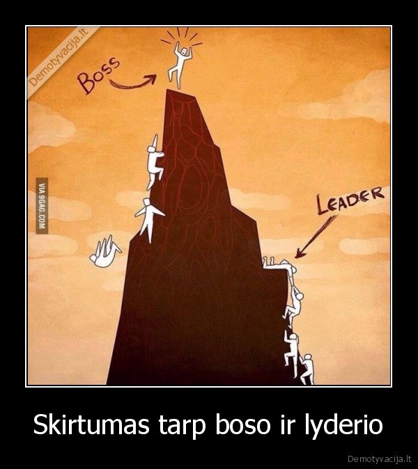 bosas, lyderis