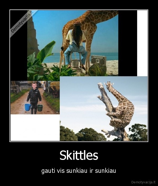 zirafa,skittles
