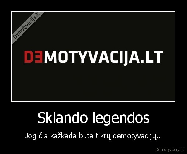 Sklando legendos