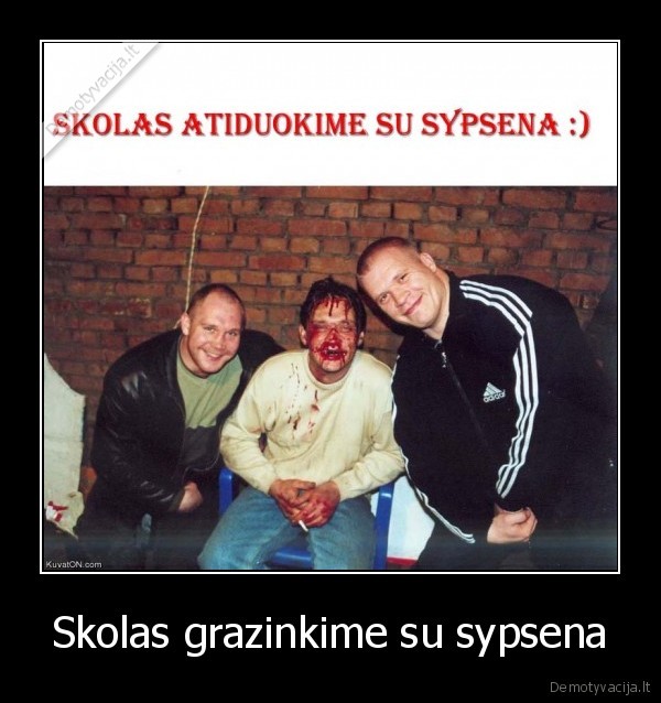 Skolas grazinkime su sypsena