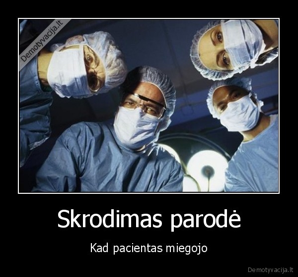 Skrodimas parodė