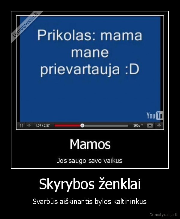 Skyrybos ženklai