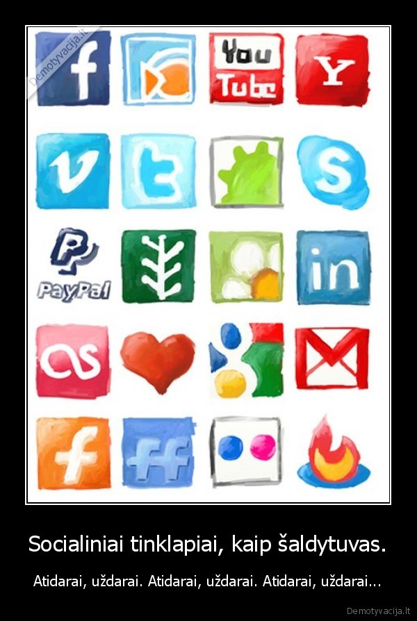 Socialiniai tinklapiai, kaip šaldytuvas.