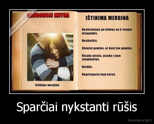 mergina,istikima,raudonoji, knyga