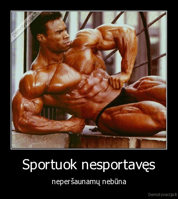 Sportuok nesportavęs