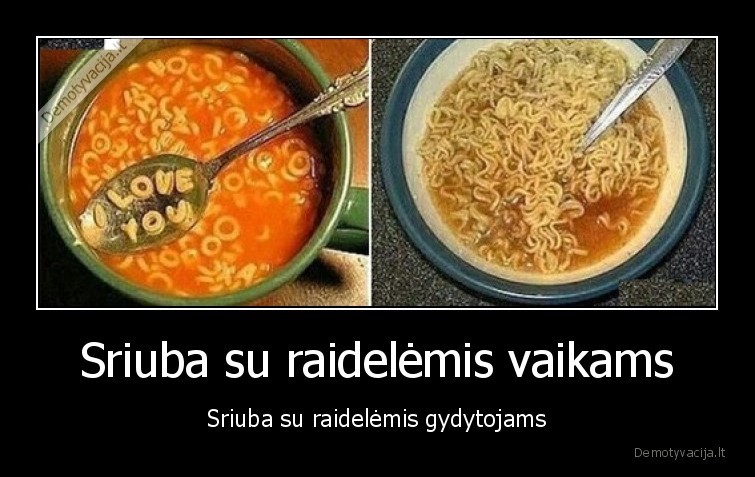 makaronai,rastas,raideles,sriuba,gydytojai