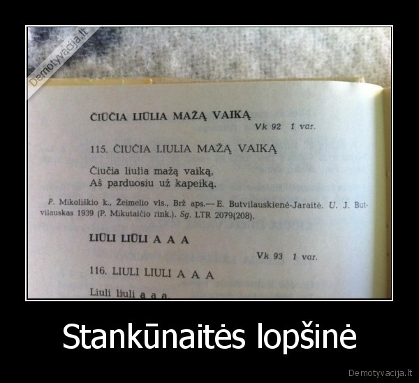 Stankūnaitės lopšinė