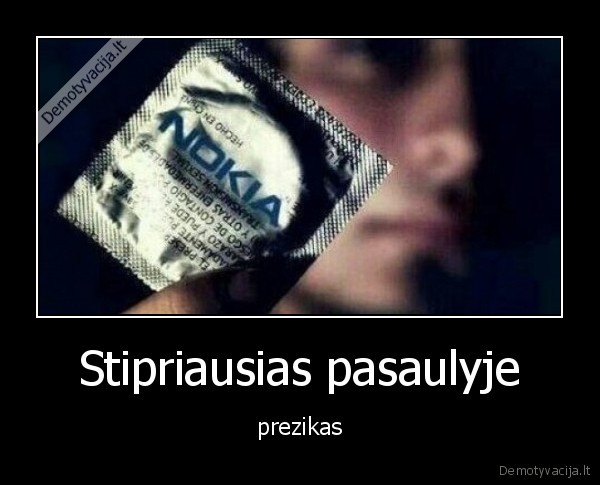 nokia,prezervatyvas