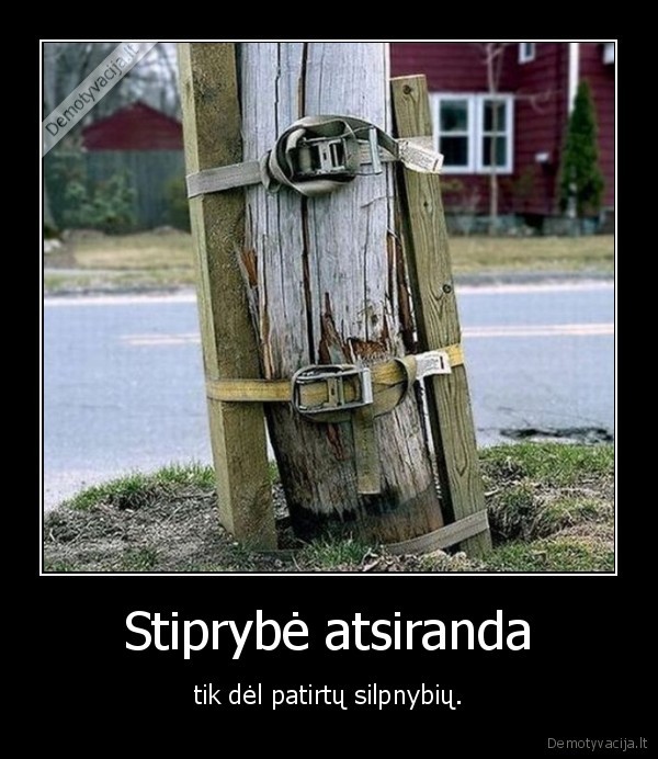 Stiprybė atsiranda