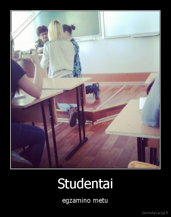 klauptis,studentai