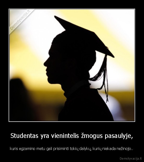 studentas,egzaminas