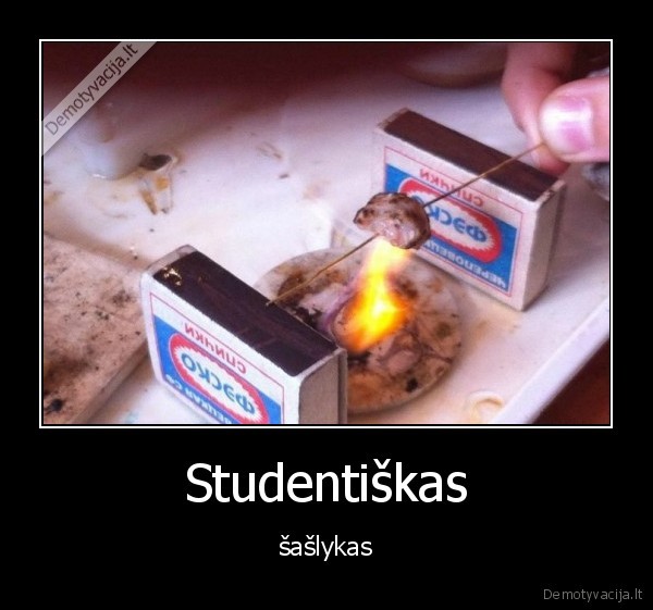 saslykas,studentai