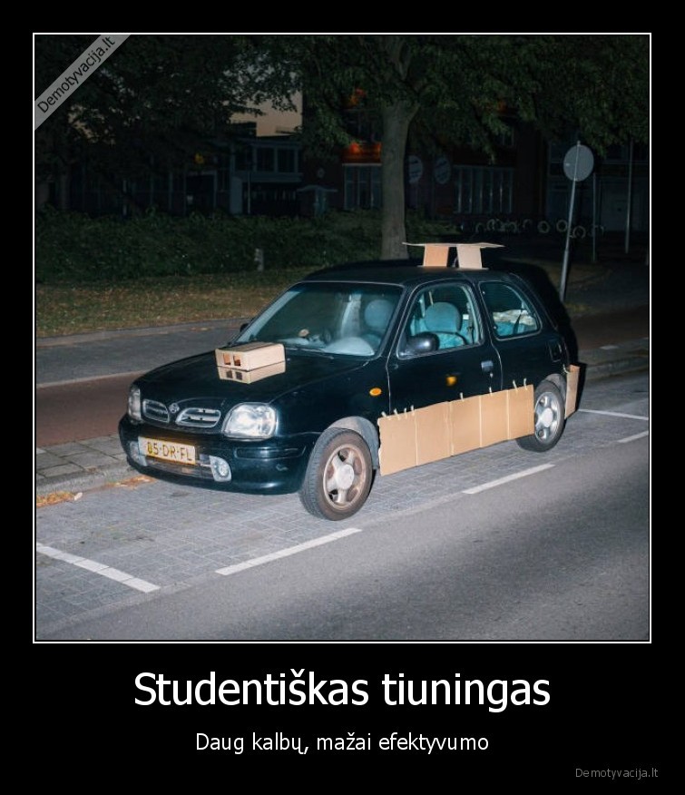tiuningas,auto,studentai