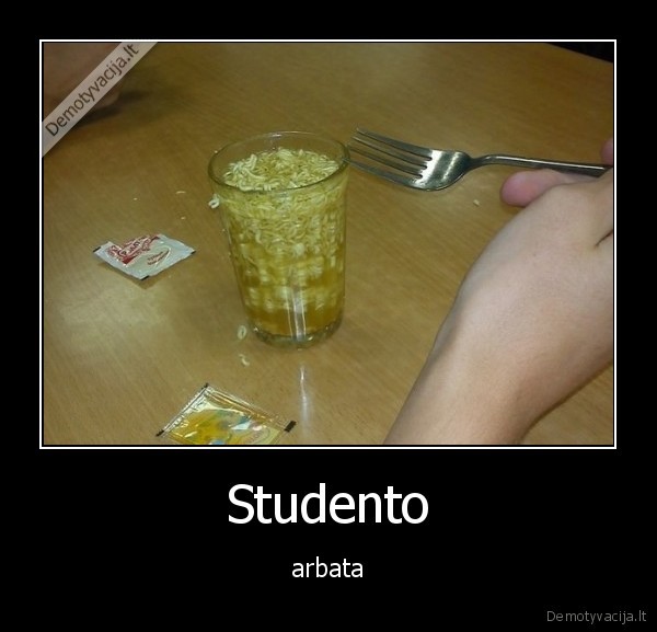 arbata,studentas