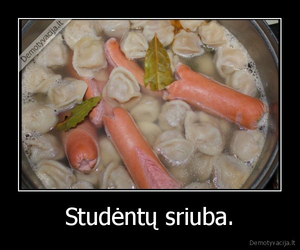 Studėntų sriuba.